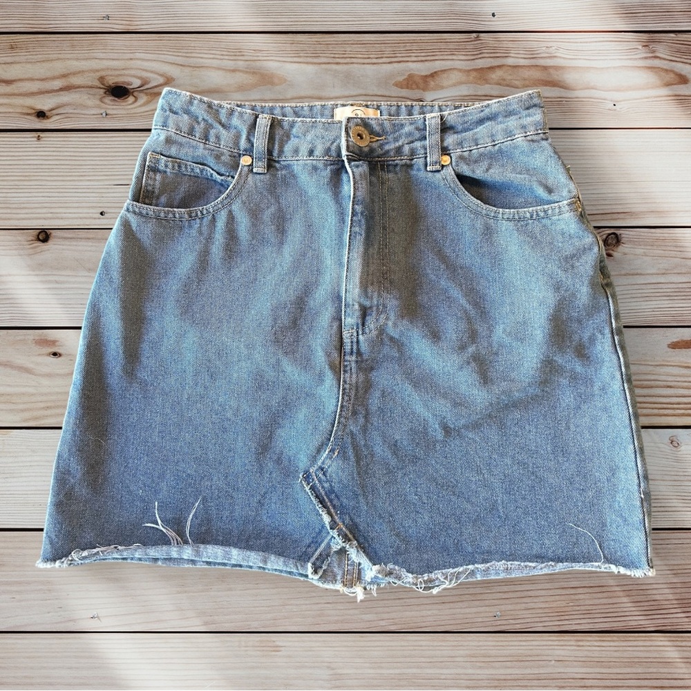 91 COTTON ON Women’s A-Line Mini Denim Skirt